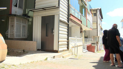 Kumburgaz’da engelli komşuya asansör engeli