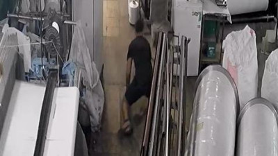 Bursa'da film sahnelerini aratmayan hırsızlık