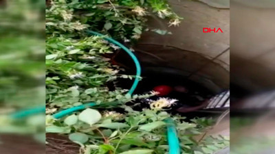 Yaşlı adam 5 metrelik kuyuya düştü