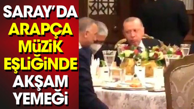 Saray’da Prens Selman'a Arapça müzik eşliğinde akşam yemeği verildi