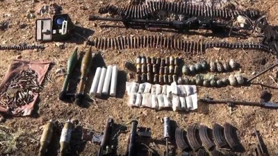 Pençe-Kilit Operasyonu bölgesinde çok sayıda silah ve mühimmat ele geçirildi