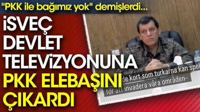 İsveç devlet televizyonuna PKK elebaşını çıkardı