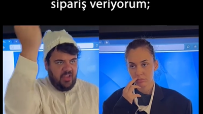 Donatçı cin kadın ile dalga geçtiler. Eser ve Berfu Yenenler çiftinden güldüren paylaşım
