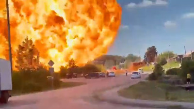 Gülsüm Khalilova Rusya'daki büyük patlamayı paylaştı