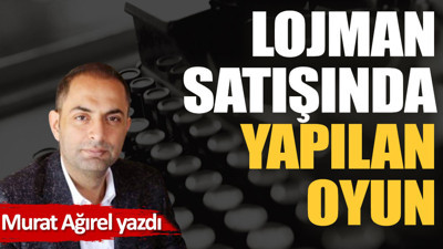 Lojman satışında yapılan oyun