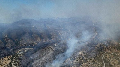 KKTC'deki yangını sağanak yağış söndürdü