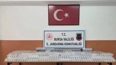 Bursa’da 3 bin 180 paket kaçak sigara ele geçirildi