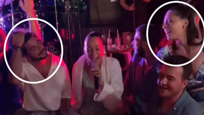 Sıla Türkoğlu ve Kaan Yıldırım göz göze eğlendi! Bu bakışlardan aşk çıkar