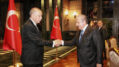 TBMM Başkanı Mustafa Şentop Erdoğan'a yol verdi