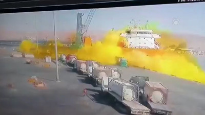 Kıyameti yaşadılar. Dehşet anları saniye saniye kaydedildi. Tankerden sızan zehirli gazdan 10 kişi öldü, 251 kişi yaralandı