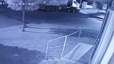 Mazot hırsızı kameraya yakalandı