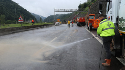 Bolu Dağı Tüneli İstanbul istikameti ulaşıma açıldı