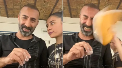 Eski Çok Güzel Hareketler oyuncusu Metin Yıldız'dan eşine bukalemun şakası