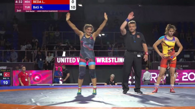 Milli güreşçimiz Nesrin Avrupa Şampiyonu oldu