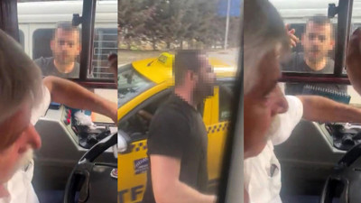 Yol verme tartışması: İETT aracını yumrukladı