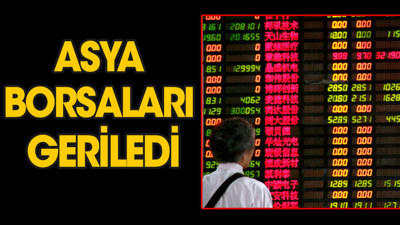 Asya borsaları geriledi