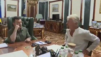 Zelenski çocuk istismarcısı Branson ile buluştu. Ufacık kızları zorla zenginlere pazarlıyordu