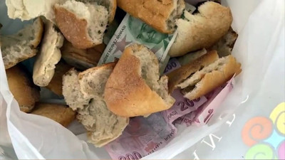 Dilencinin yarım günlük kazancı şok etti