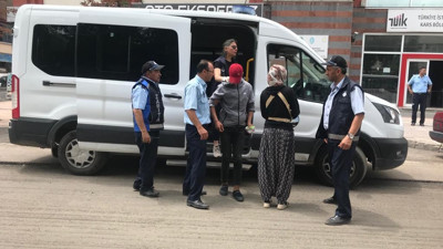 Kars’ta dilenci operasyonu