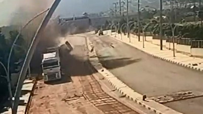 Manisa’daki korkunç patlama kameralara yansıdı