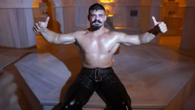 Başpehlivan Cengizhan Şimşek hamam geleneğini bozmadı