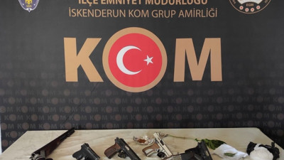 Hatay'da silah kaçakçılığı operasyonu. 3 zanlı tutuklandı