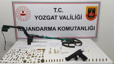 Yozgat’ta tarihi eser operasyonu: 107 eser ele geçirildi