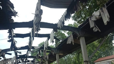 Zonguldak'ta halk pazarı küle döndü