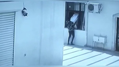 Taziye evinin klimasını çaldılar