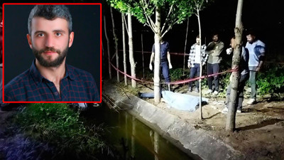 Sulama kanalına düşen motosiklet sürücüsü hayatını kaybetti