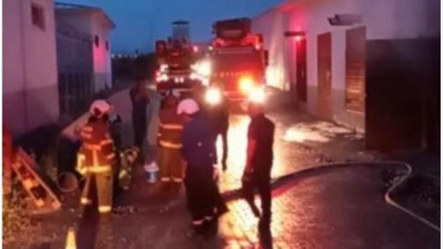 Bandırma'da cezaevinde yangın