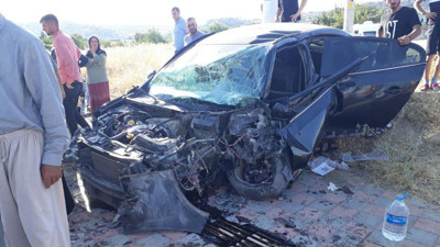 Diyarbakır'da trafik kazası: 4 yaralı (10 Temmuz 2022)