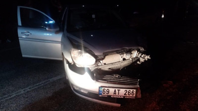 Bayburt’ta 3 araç birbirine girdi: 8 yaralı