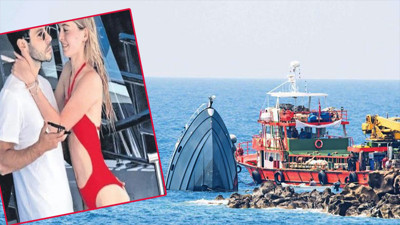 Hakan Sabancı'nın tatil teknesi battı