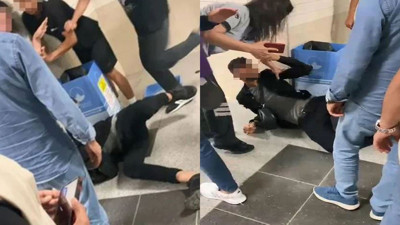 Metro istasyonunda kadınların fotoğraflarını çeken Suriyeli tacizciye meydan dayağı