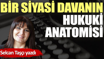 Bir siyasi davanın hukuki anatomisi