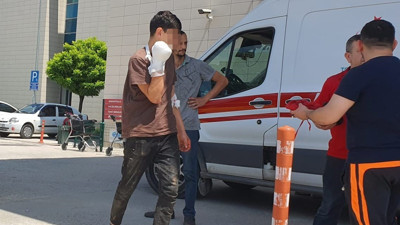 14 yaşındaki çocuk elini kıyma makinesine kaptırdı