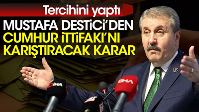 Mustafa Destici'den Cumhur İttifakı'nı karıştıracak karar