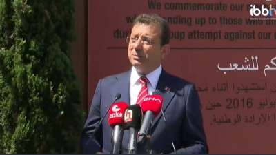 İmamoğlu: ''Hainler daima hatırlanacaktır''