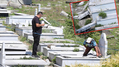 Musevi Mezarlığı'nda tahrip edilen mezar taşları yeniden yaptırılıyor