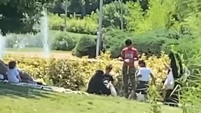 Sonunda bu da oldu. Suriyeliler göletteki kazları çaldı