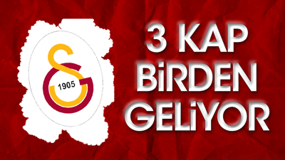 Galatasaray transferde gaza bastı. 3 KAP yolda