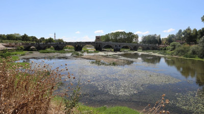Tunca ve Meriç'te sıcaklık ve sulama su seviyesini düşürdü