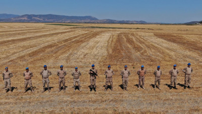 Kuruyan Marmara Gölü'nde arazi kavgası yaşanıyor