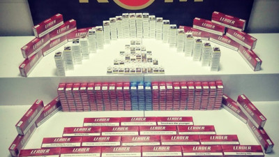 Samsun'da 940 paket gümrük kaçağı sigara ele geçirildi