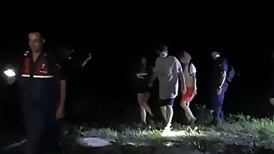 Karabük'teki kanyonda mahsur kalan 14 kişi kurtarıldı