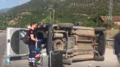 Amasya'da feci kaza: 1 çocuk öldü, 4 kişi yaralandı