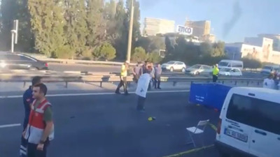 Basın Ekspres'te otomobilin çarptığı yaya öldü