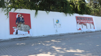 Hatay'da Türk bayrağı ve Atatürk'ün resmine alçak saldırı. Bulun bu hainleri