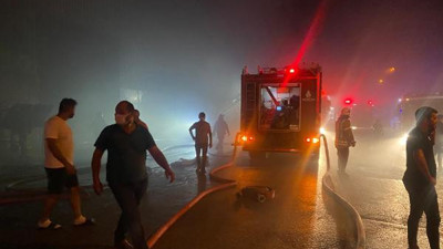 Avcılar'da geri dönüşüm tesisinde yangın (28 Temmuz 2022)